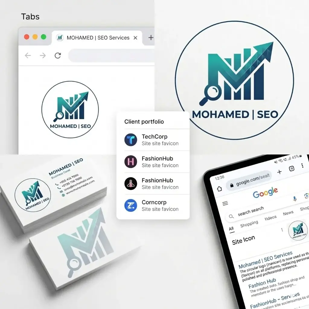 Mohamed SEO branding showcase across platforms